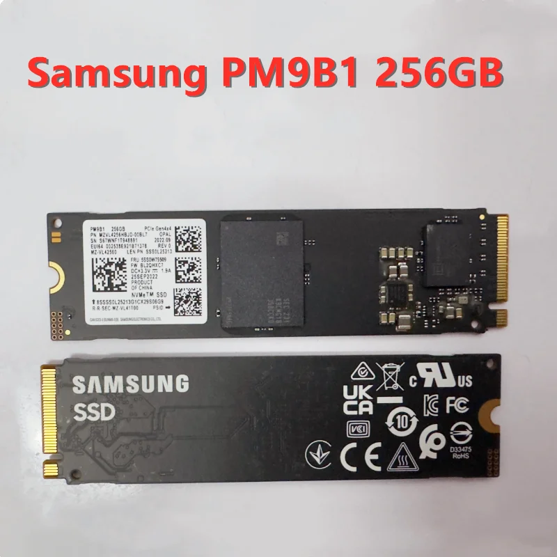 Samsung SSD PM9B1 256G M.2 2280 PCIe 4.0 x4 NVME protocol solid