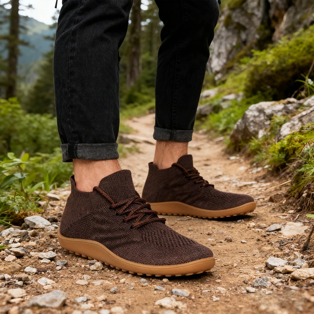 Men's Hiking Shoes Wide Fit Breathable Soft Bottom Anti-Slip Thin Sole Mountaineering Footwear for Outdoor Activities Sb843e92d627e42d9a41f7aa8e45056eax