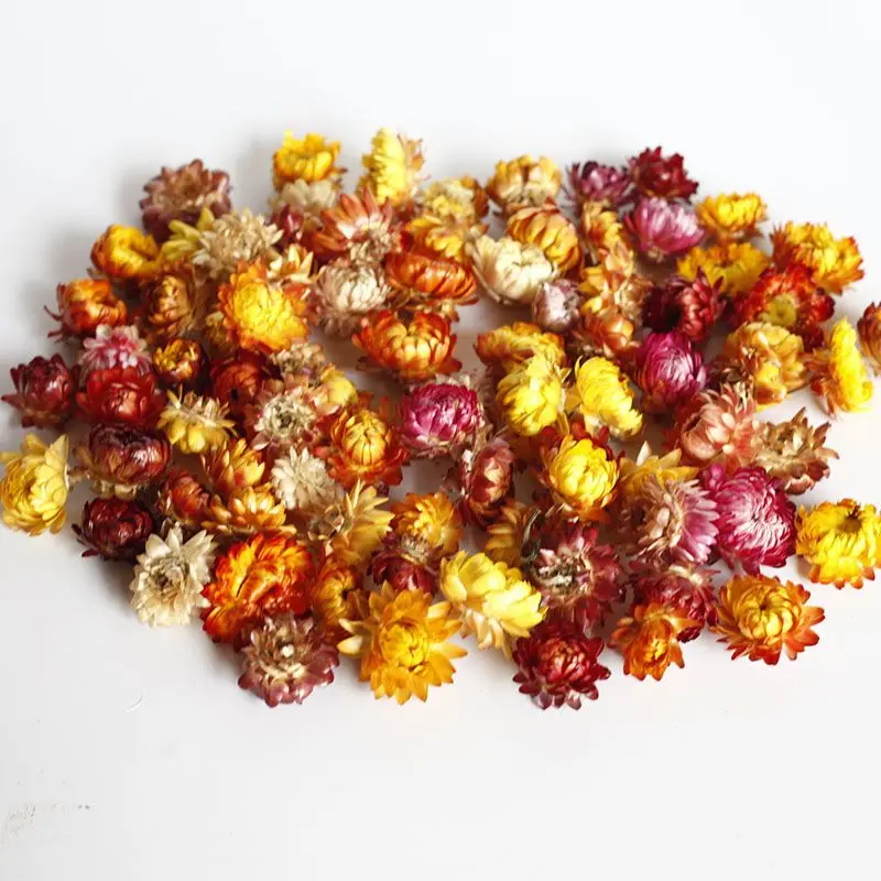 

Натуральные сушеные цветы, Маргаритка, сухие соломинки, головки хризантемы, декоративные свечи «сделай сам», домашний Свадебный декор для всех видов поделок, 100 шт.