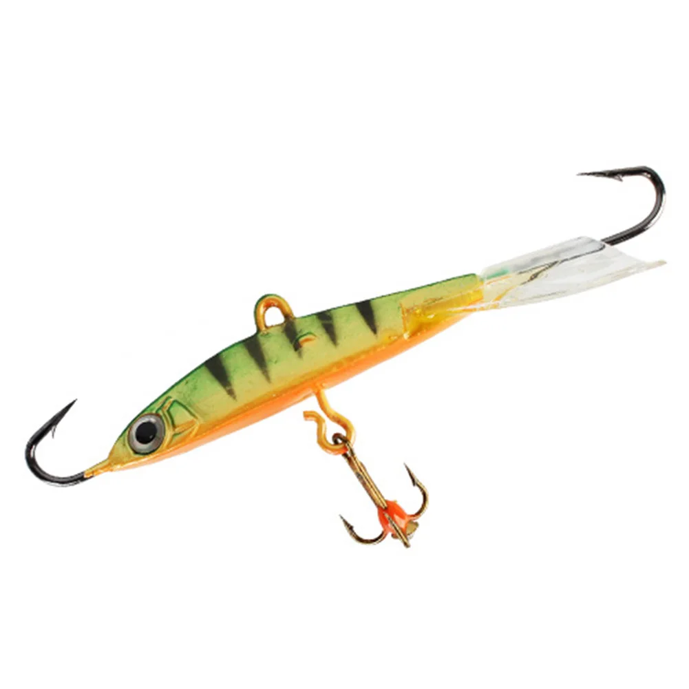 

Brightly Colored Winter Ice For Fishing Lure Balancer for Bass Pike For Trout For Fishing Metal+Plastic Material