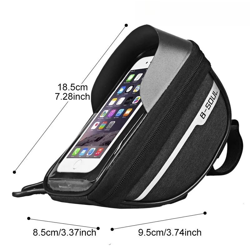 Bicycle Bag 1L Frame Front Top Tube Handlebar Mtb Touch Screen Cycling Phone Holder Accessories