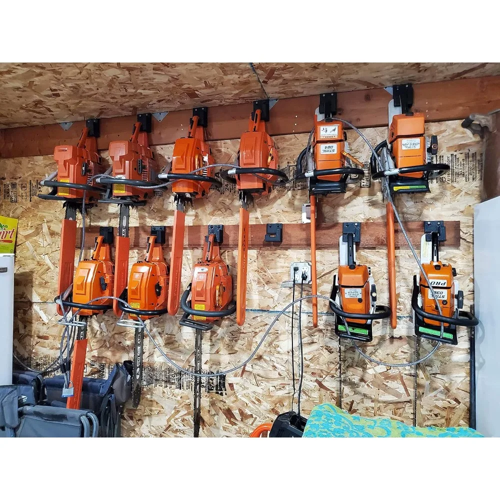 Electric Saw Wall Installation Bracket Hook Low Profile Chainsaw Wall Hanger saw wall hanger