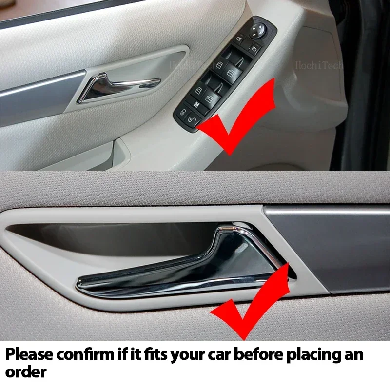 Rear Front Left Or Right Interior Door Handle Assembly Black Chrome 1697600961 1697601061 For Mercedes W169 A-Class W245 B-Class 6
