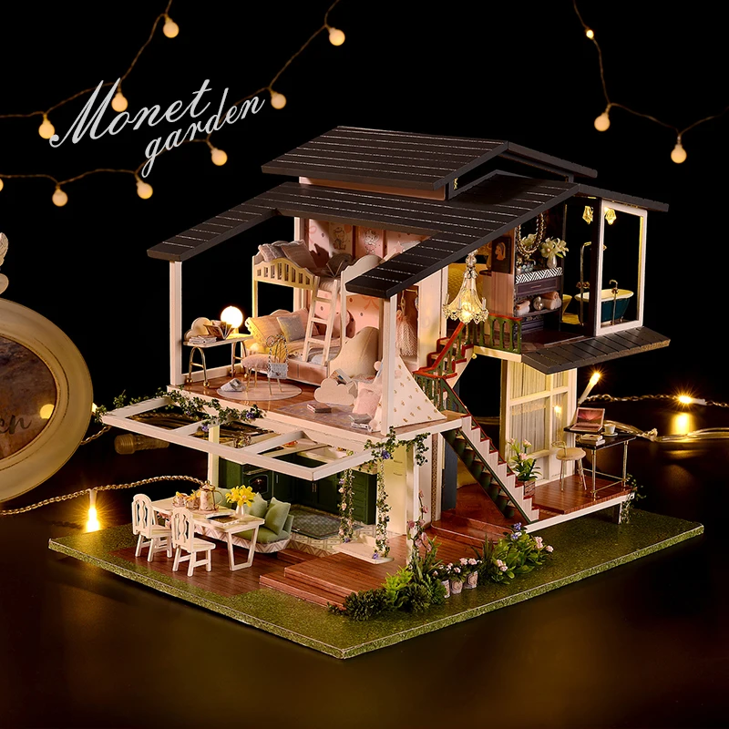 Tanie DIY miniaturowe zabawki 3D lalki meble domowe zestaw modeli do