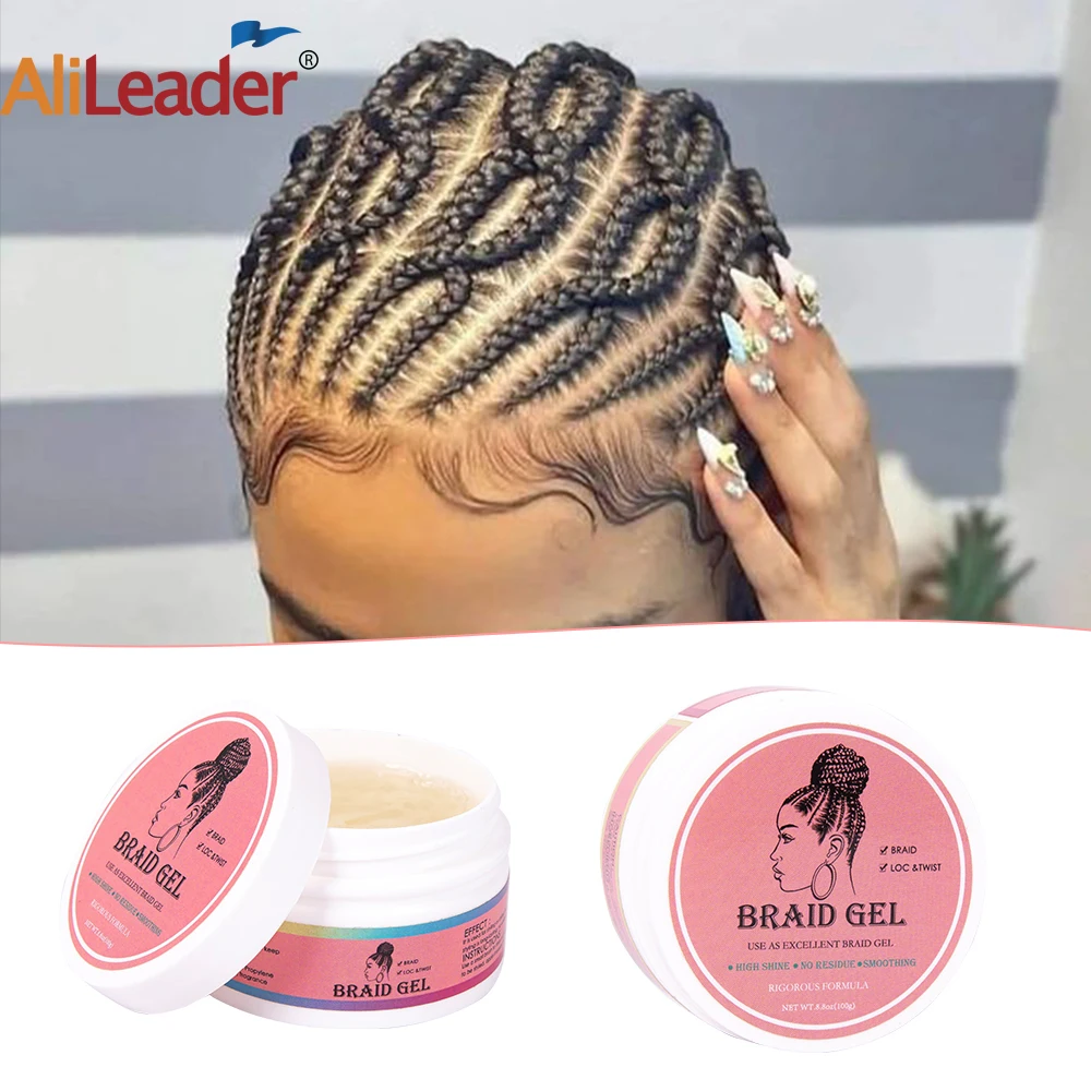 Styling Gel Hair Styling Waxes Unisex Non-Greasy Edge Control Wax For Women Strong Hold Edge Smoother Twists Cornrows Braid Gel