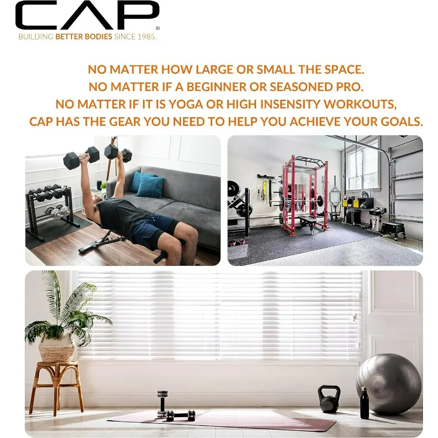 150 LB Coated Hex Dumbbell Weight Set with Vertical Rack