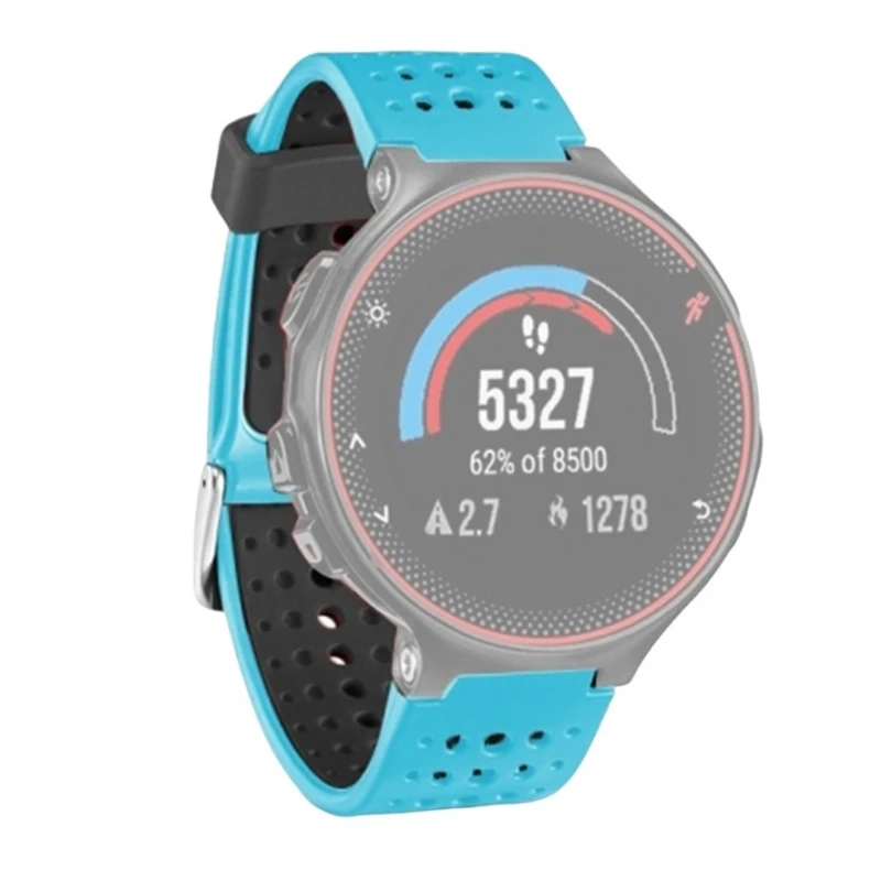 Garmin Forerunner Cinturino 220 230 235 630 620 735Xt Azzurro Nero # Garmin Forerunner 220 # Garmin Forerunner 230 # Garmin Forerunner 235 # Garmin Fo