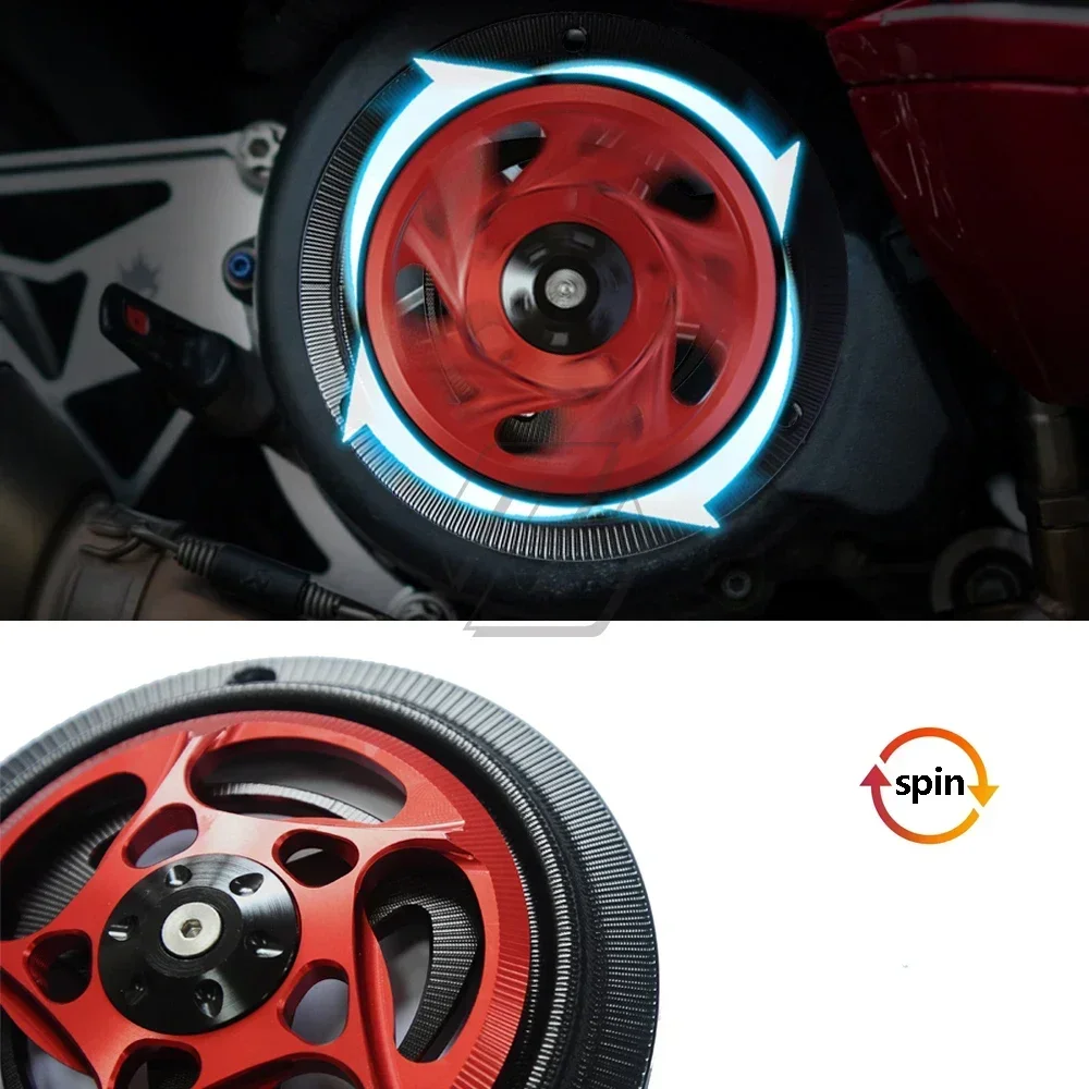 Scooter Rotating Engine Cover Protector for Vespa Sprint Primavera 150 125 2013-