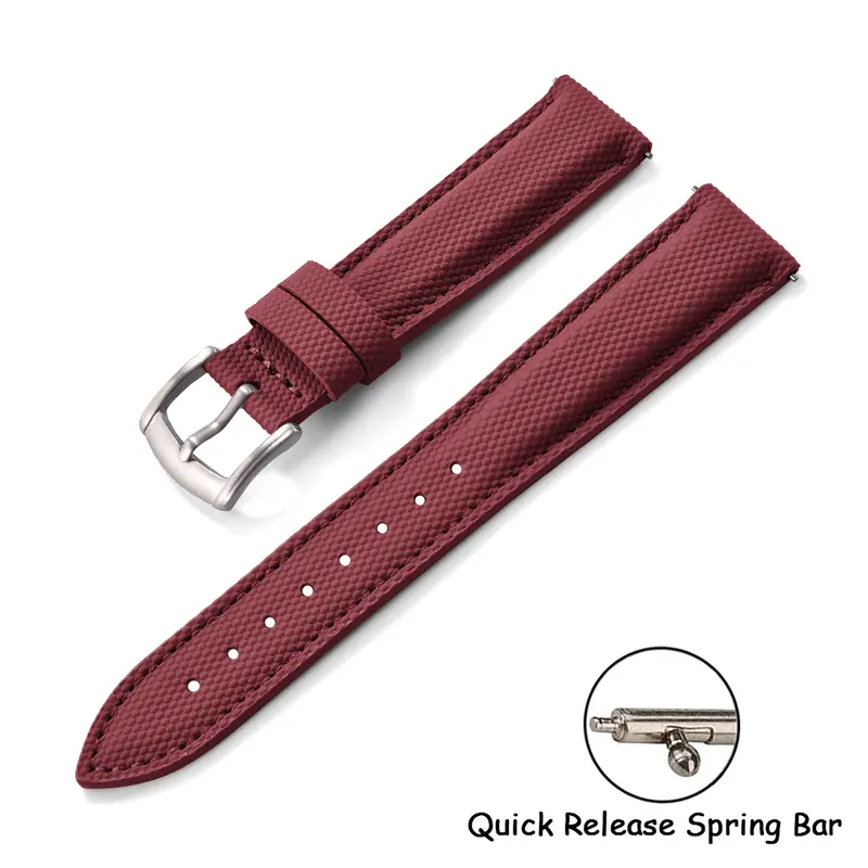 New Coated Sailcloth Strap 18/19/20/22mm Sport Fabric Waterproof WristBand Universal Accessories For Smart Watch Huawei/Samsung - Image 24