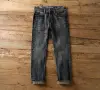 20oz Red Selvedge Washed Denim Jeans for Men Autumn Heavyweight Tough 100% Cotton Standard Straight Pants American Vintage 501 4