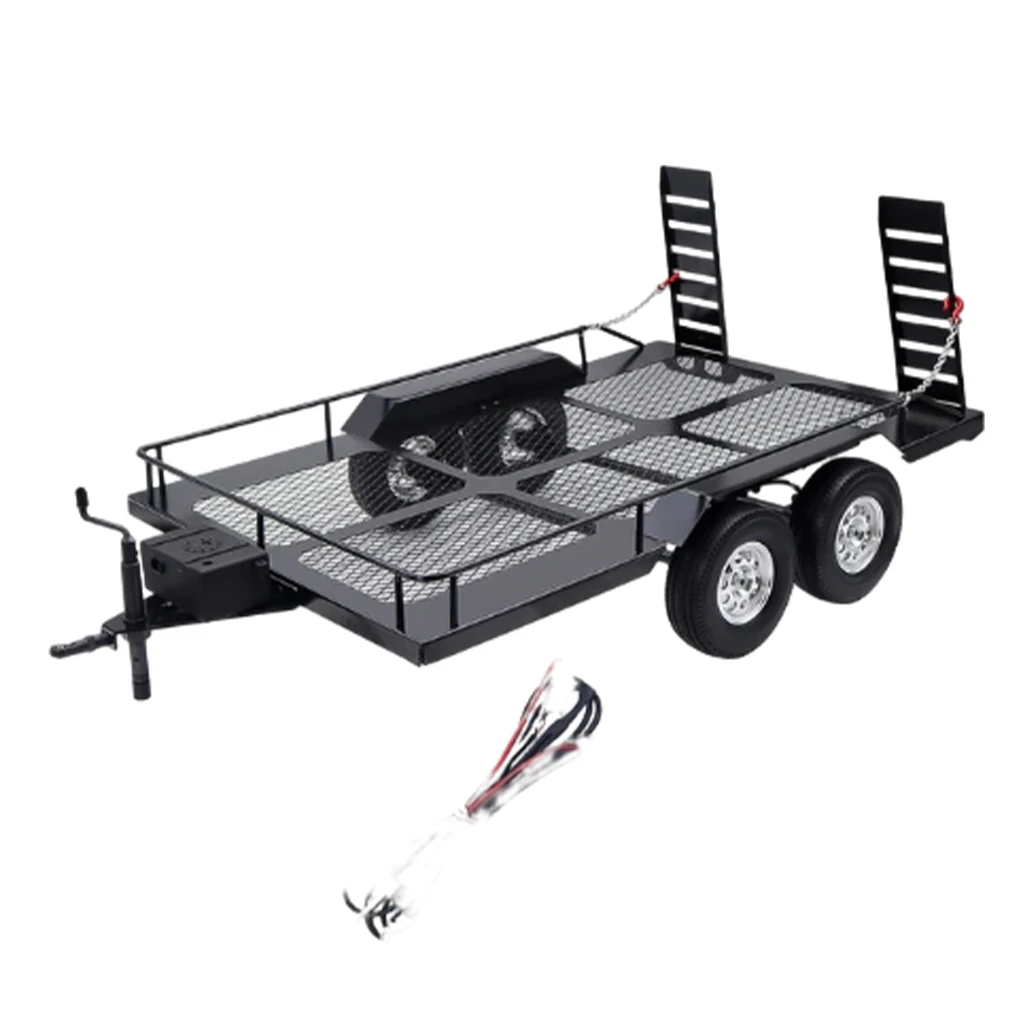 RCGOFOLLOW-1-10-Scale-Single-Axle-Flatbed-Heavy-Duty-Truck-Trailer-for ...