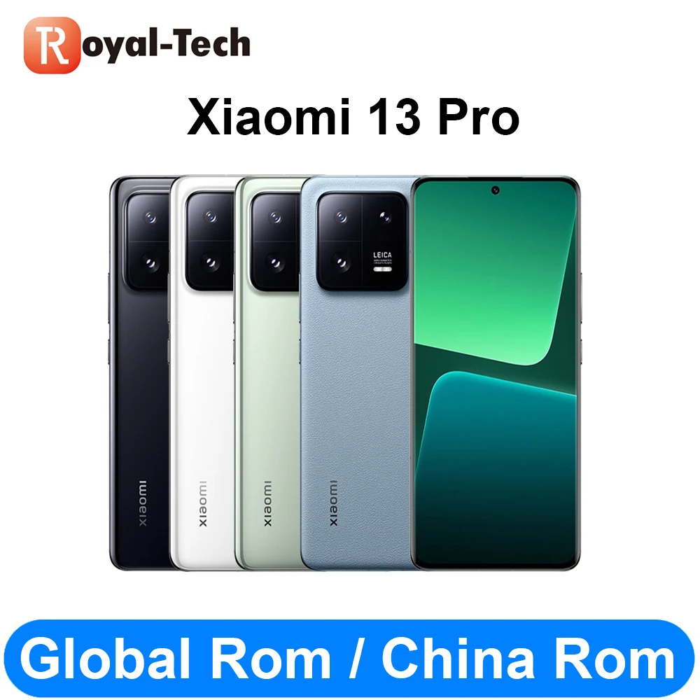 Global ROM Xiaomi 13 Pro Snapdragon 8 Gen 2 50MP Leica Camera 120W  HyperCharger 4820mAh 2K 120Hz Screen Mi 13 Pro MIUI 14