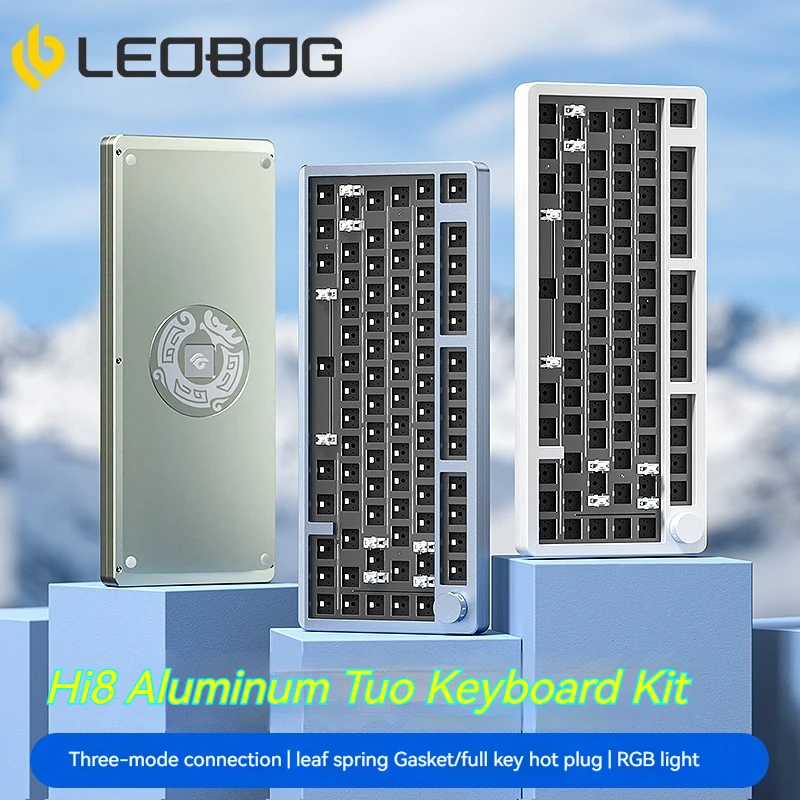 

Клавиатура Leobog Hi8 Беспроводная механическая, Bluetooth, 2,4 ГГц, Usb