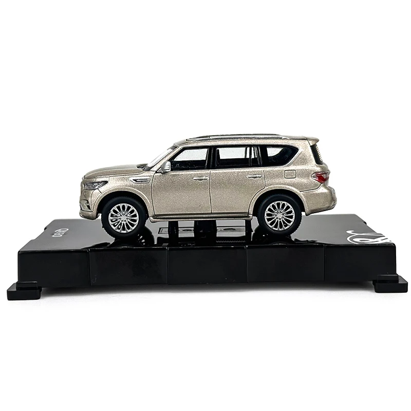 1:64 Scale Diecast Infiniti QX80 2020 Simulation Static Car Model 1/64 Miniature Car Model Fans Collection Display Decoration 5