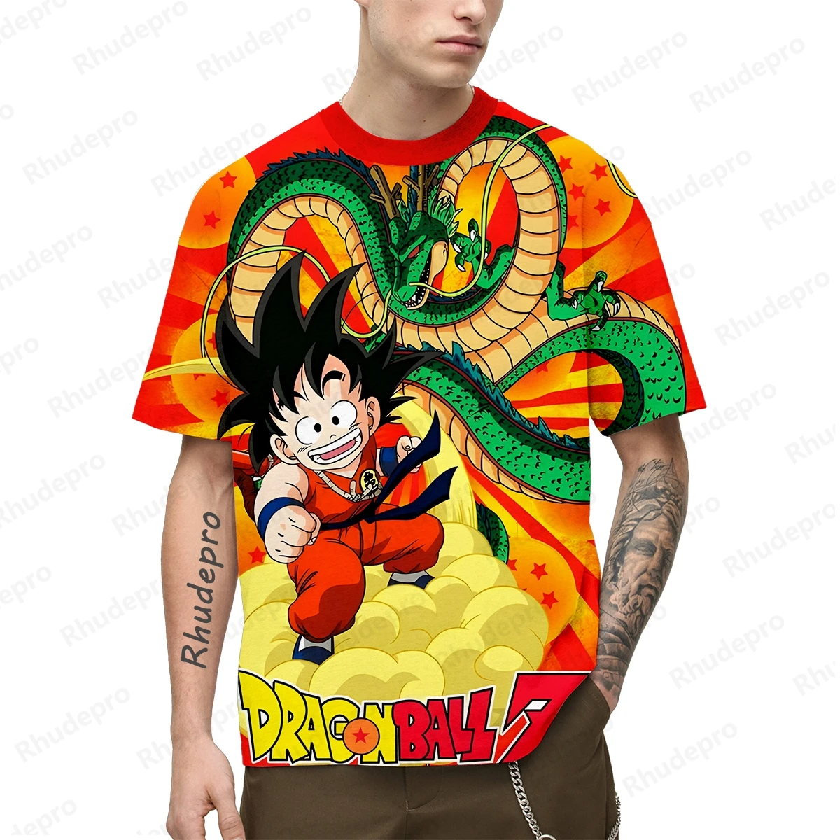 Japan Anime Z Cosplay Goku 3D Printed Men's T-shirt Children's Street Leisure Sports Top Unisex