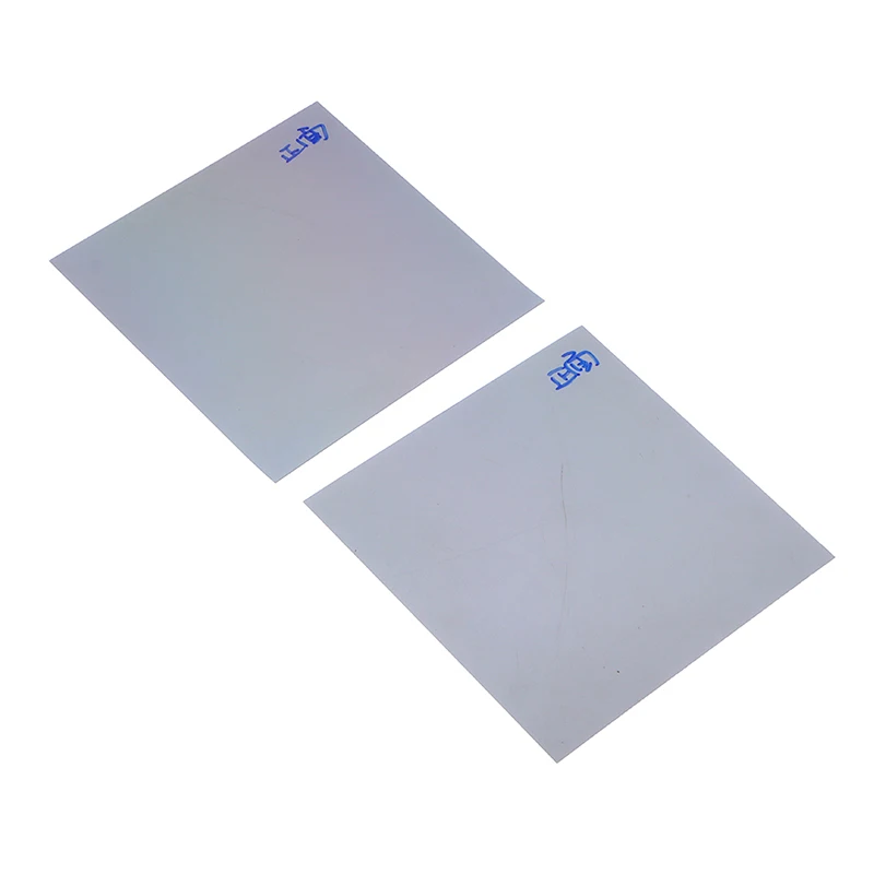 Car Mirror Film 2Pcs 9*9CM Universal LCD Electric Vehicle Polarized Film Image Display Screen Watch Battery Car Large Cell Phone