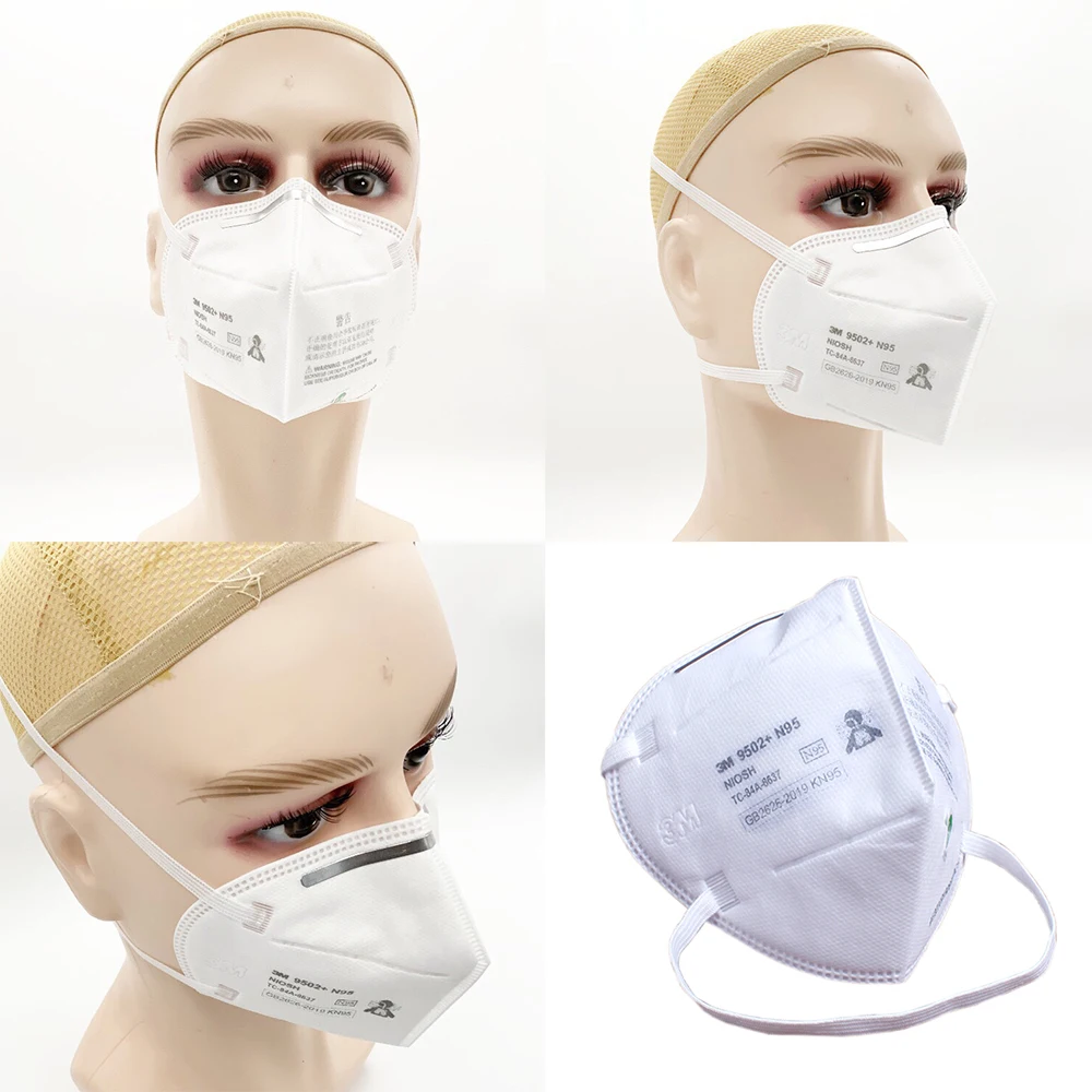 Lot de 50 masques N95 9502+ réutilisables KN95 anti-poussière
