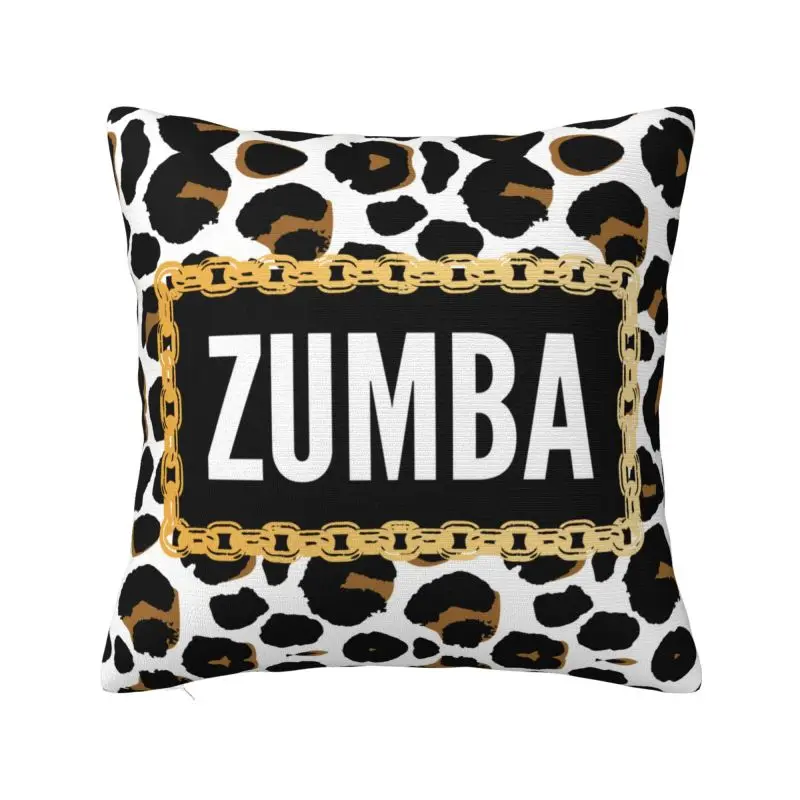 

Nordic Style Leopard Zumba Cushion Cover 45x45cm Soft Dancer Pillow Case for Car Square Pillowcase Bedroom Decoration