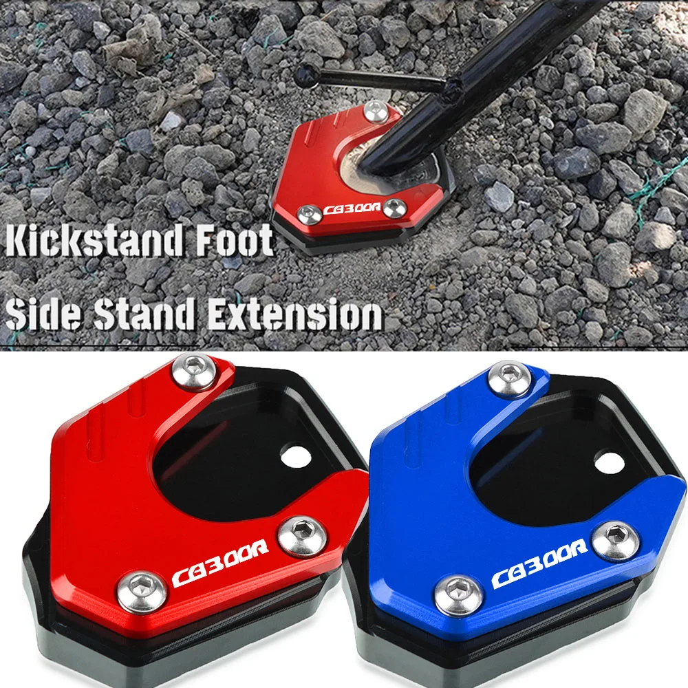 

For Honda CB300R NEO SPORTS CAFE 2018-2023 2022 2021 Kickstand Side Stand Side Stand Foot Extension Enlarger Plate Pad Support