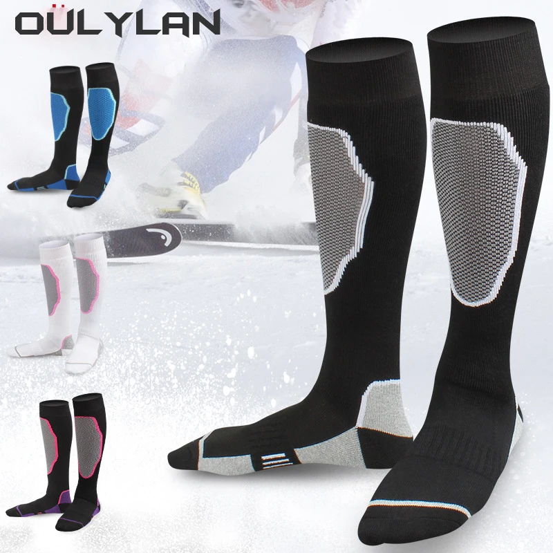 

New Ski Socks Thick Sports Snowboard Cycling Skiing Soccer Socks Men Women Moisture Absorption High Elastic Thermal socks
