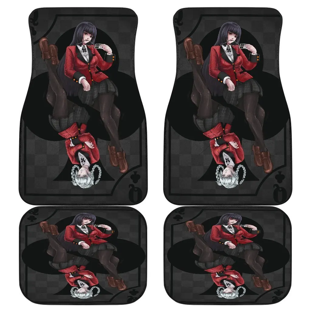 Anime Car Carpet Mat 1pc Front, Red Cloud Design Automotive Accessories  Interior All Weather Floor Mats Decor with Non Slip Black Anti Skid Backing  - Walmart.com