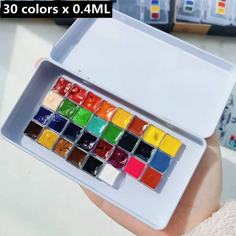 Box damaged] Shinhan Professional Watercolor Paint Set 24 Colors 7.5ml