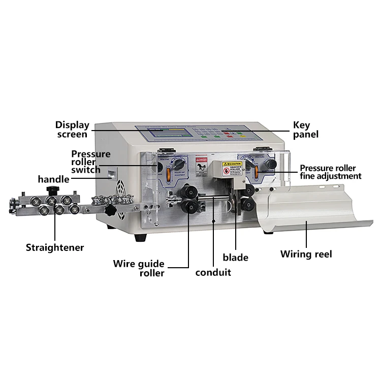 JH-608-MAX1-4N Automatic Wire Stripping Machine Computer Type Stripping Tool for