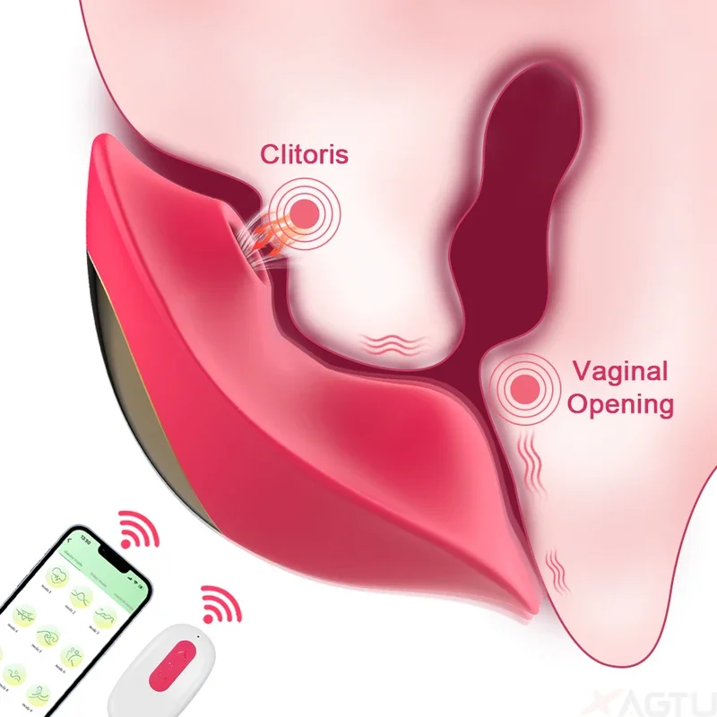 APP Bluetooth Saugen Vibrator Tragbare Weibliche Tragbare Clit Sucker Klitoris Stimulator Weibliche Sex Spielzeug für Erwachsene Waren Paar 1