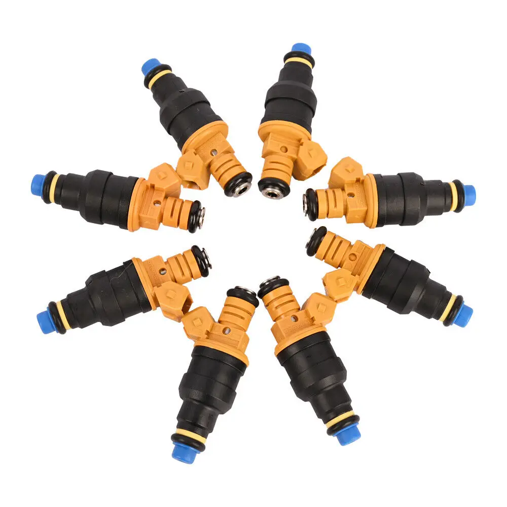 

Set 8 NEW Fuel Injectors For Ford F150 F250 F350 5.0 5.8 4.6 5.4 0280150718