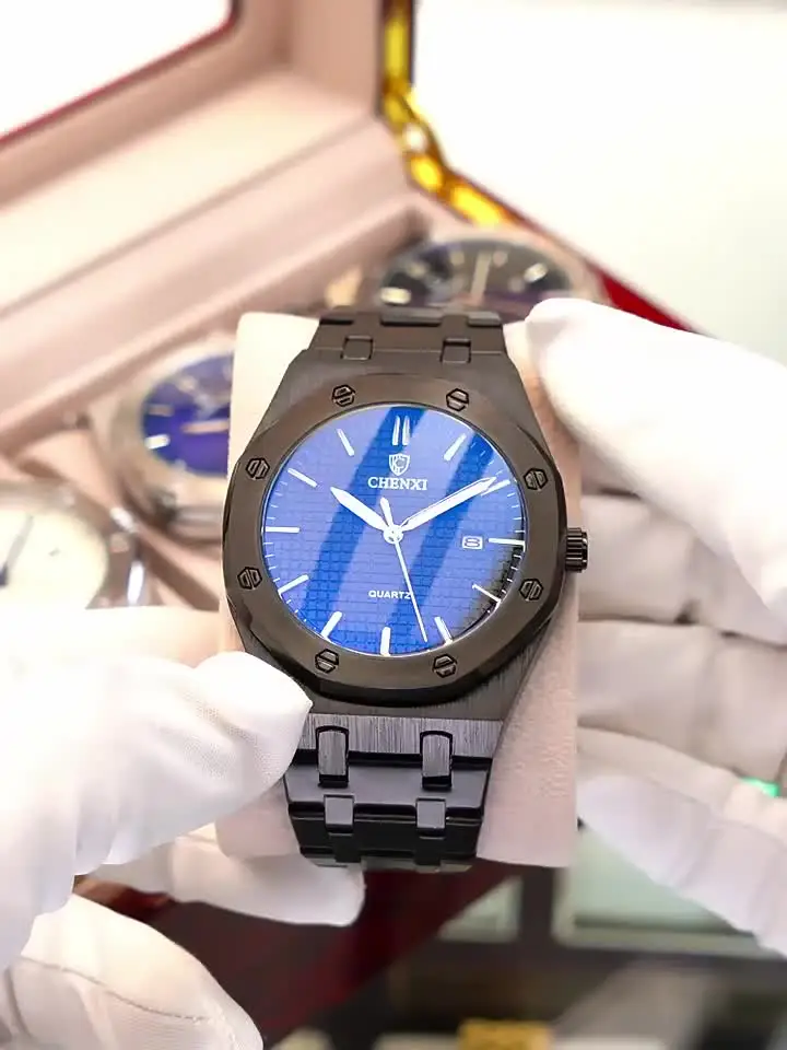 CHENXI 8248 Chronograph Date Business Waterproof Men's Watch