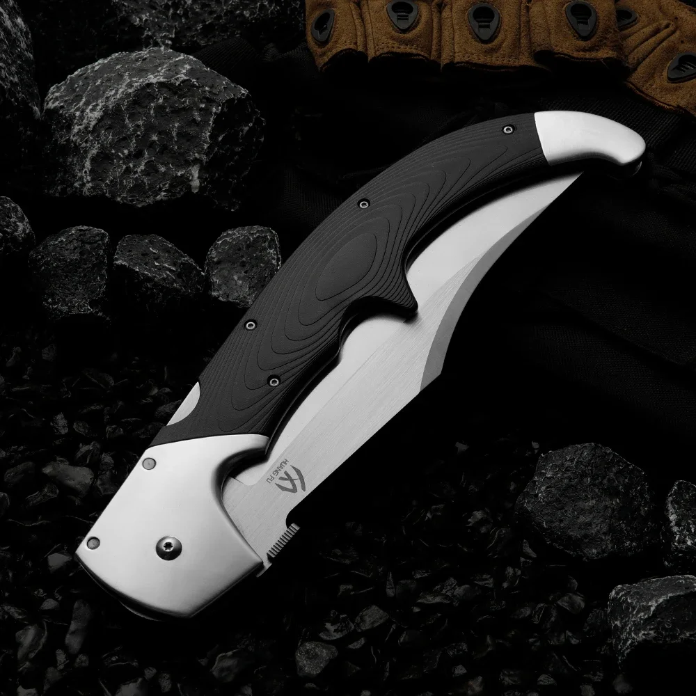 High quality multifunctional folding knife - survival knife for outdoor camping, hunting, and emergency situations, men's gift 3