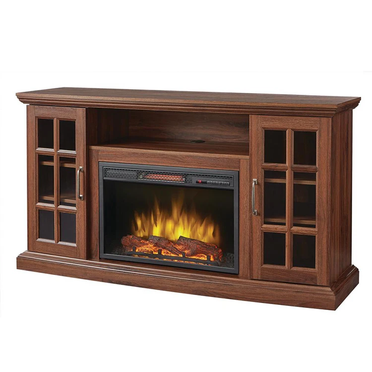 Wallace Infrared Electric Fireplace Entertainment Center In Empire Cherry  26MM1264-C237 | centenariocat.upeu.edu.pe