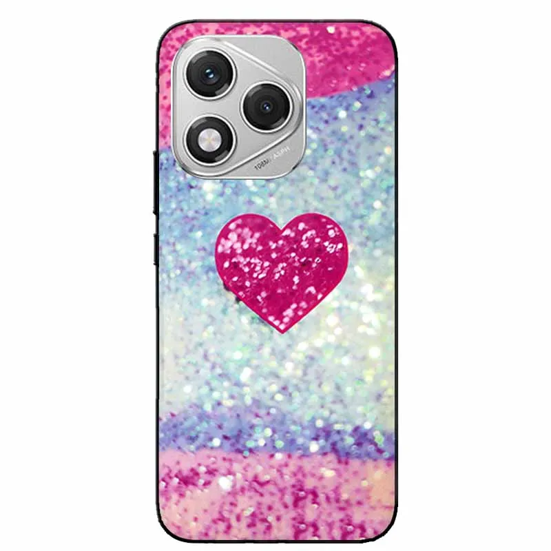 Marble Painted Silicone Back Cover Case – Premium Design