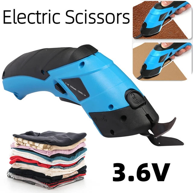 3.6V Multifunctional Electric Scissors Fabric Cutting Machine Leather  Scissors With Tungsten Steel Blades USB Rechargeable Tool - AliExpress