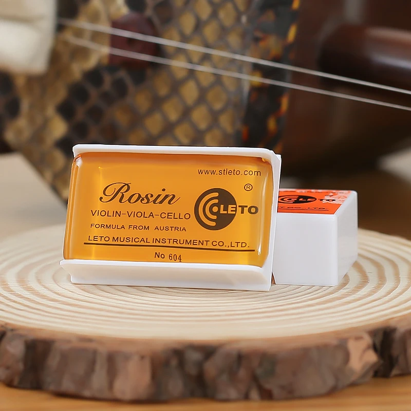 3pcs Leto 604 Rosin for Violin Viola Cello and Other Bowed String Instruments Violin Accessories violin rosin resin