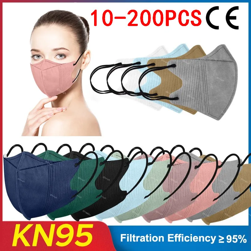 

CE Approved FFP2 mascarillas Kn95 Certificadas Mascarilla FFP2 Homologada españa Morandi Colores FPP2 KN95 Reusable Face Mask 3D