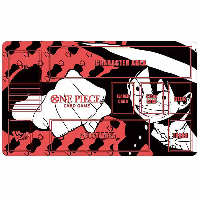 60*35*0.2Cm Diy One Piece OPCG Luffy Zoro Nami Teach Dedicated Game Card Mat Battle Game Anime Table Mat Gift Toys