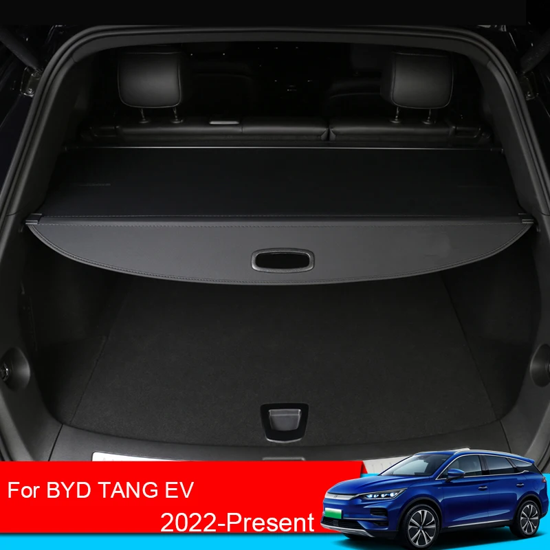 

Car Rear Trunk Curtain Cover Rear Rack Partition Shelter Interior Storage Decoration Auto Accessories For BYD TANG EV 2022-2025
