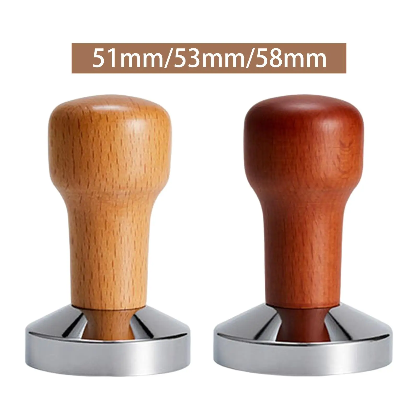 

51/53/58mm Coffee Tamper Leveler Tool Aluminum Powder Distributor Espresso Tamper for Portafilter Espresso Machines Accessory