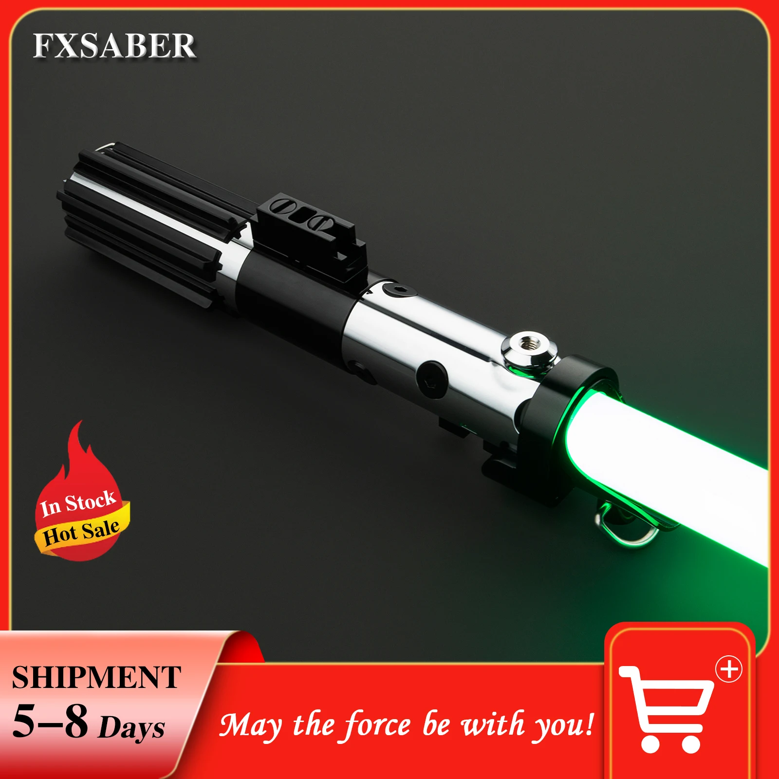 

Металлическая ручка FXSABER, 15 цветов, искусственный меч для косплея, USB зарядка, RGB свет, беспроводной световой меч