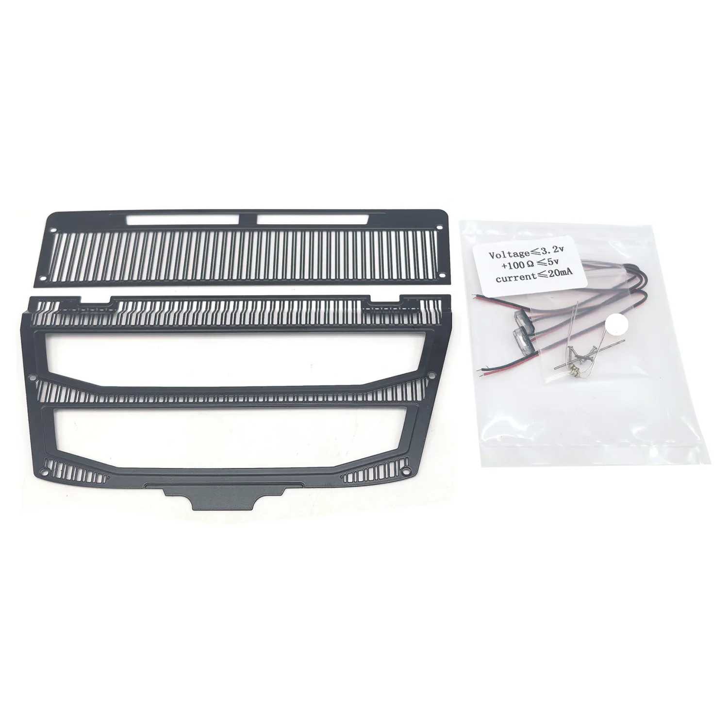 Kabinengitter 3V LED Ersatzteil für DIY 1/14 TAMIYA 56360 56362 56375 FH16 RC Traktor-LKW Funkgesteuertes Straßenrettungsauto Einbaufertig – Detail 2
