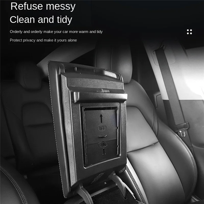 Altamente raccomandato. Per Tesla Model 3 Model Y 2017-2023 Organizzatore della console centrale - immagine 3