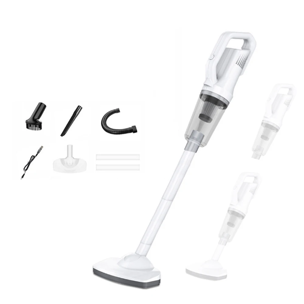 

2023 Wireless Car Cleaner Handheld Home Dustcatcher Powerful Suction Machine Multi-function Dust Collector Dry and Wet Dual Use