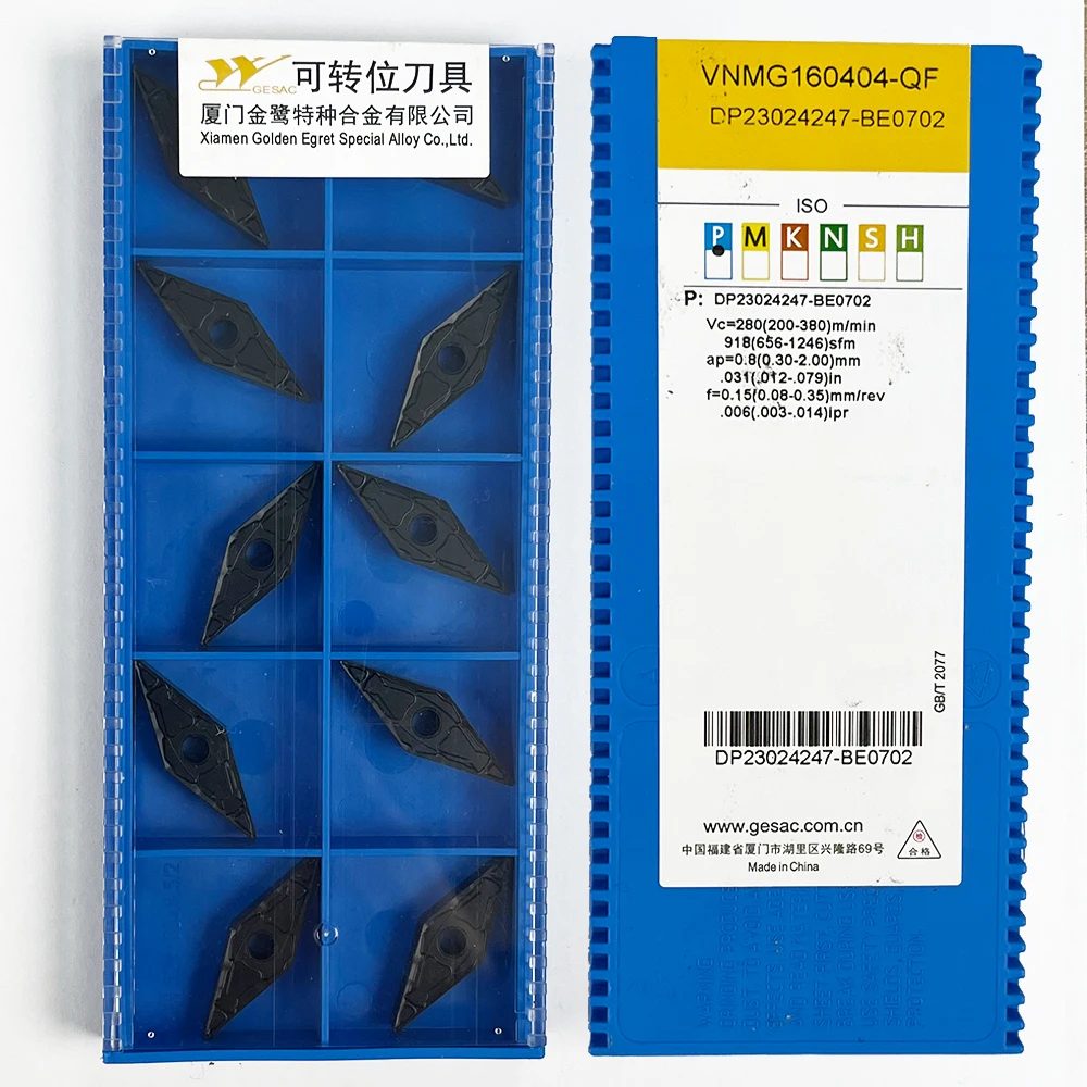 

HUAZHICHUN VNMG160404-QF GP1105 CNC Carbide Turning Inserts