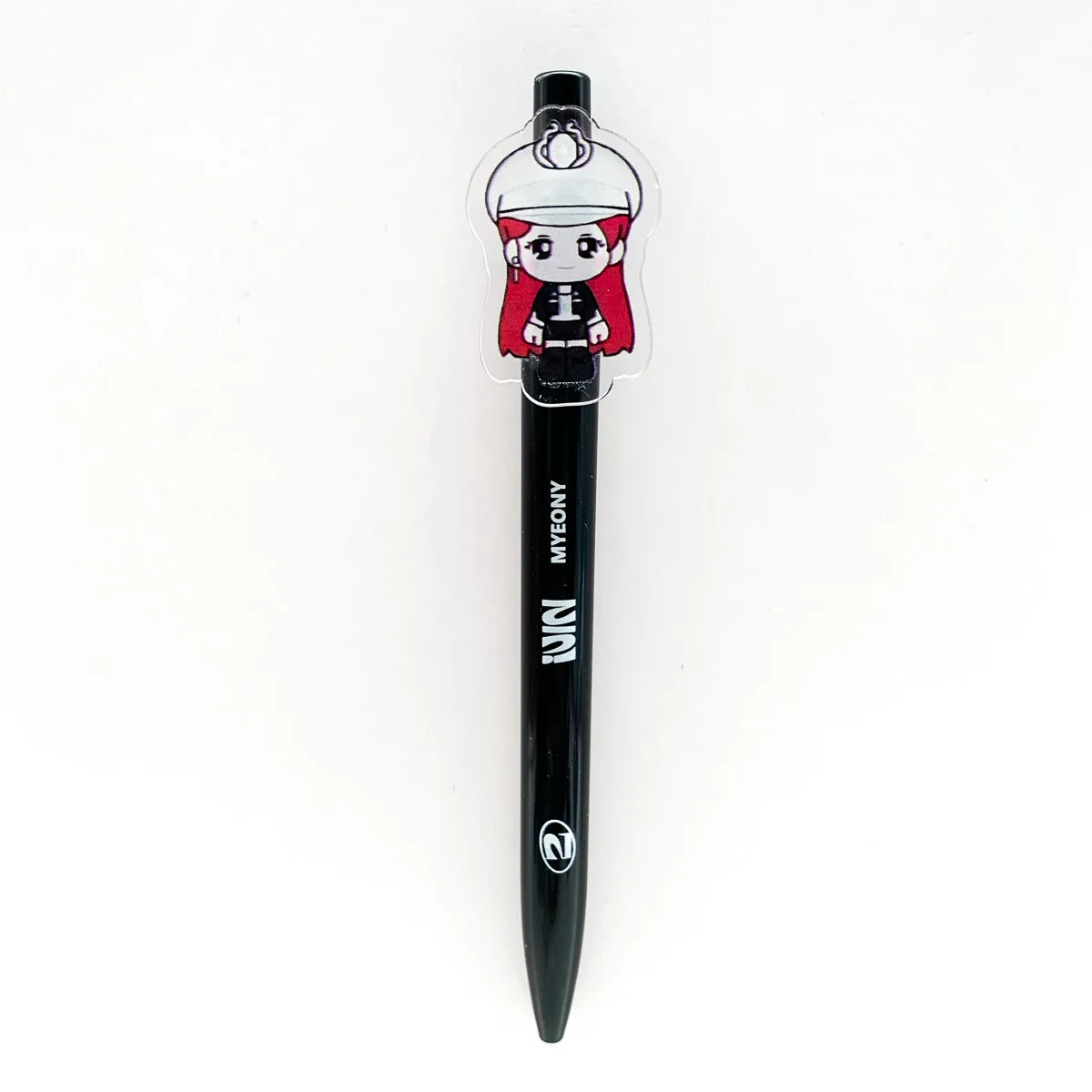 Kpop (G)I-DLE Ballpoint Pen New Album Super Lady Character Photo Headshot Black Pen Student School Supplies Stationery Fans Gift