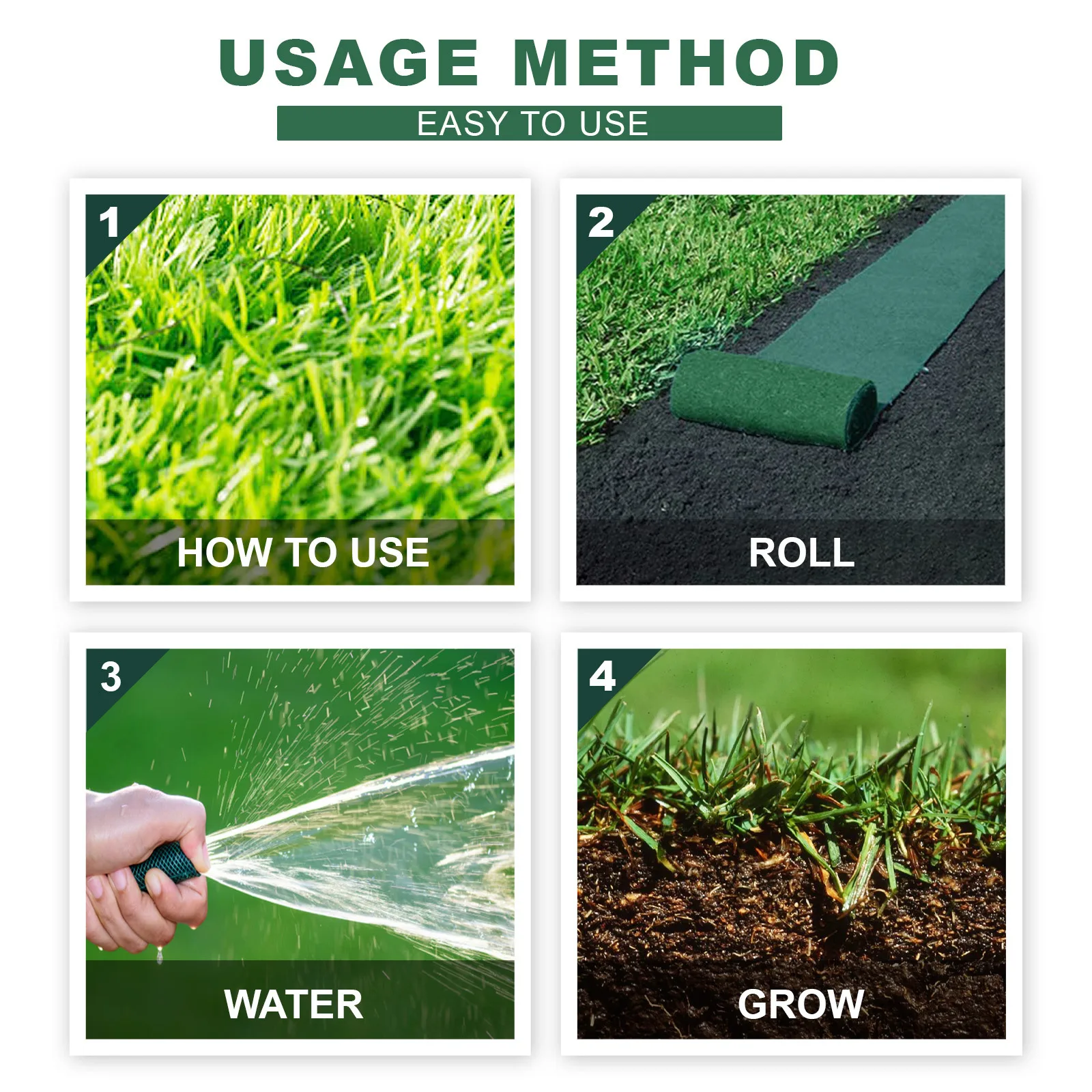 Biodegradable Grass Seed Mat Blazfy Store