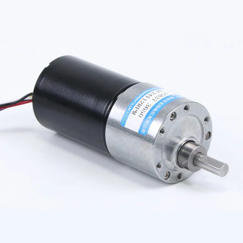 12V 24V 37mm Brushless Motor DC Gear Motor 6 Wires With Brake Can CW CCW  Electric Motors JGB37-3650 - AliExpress