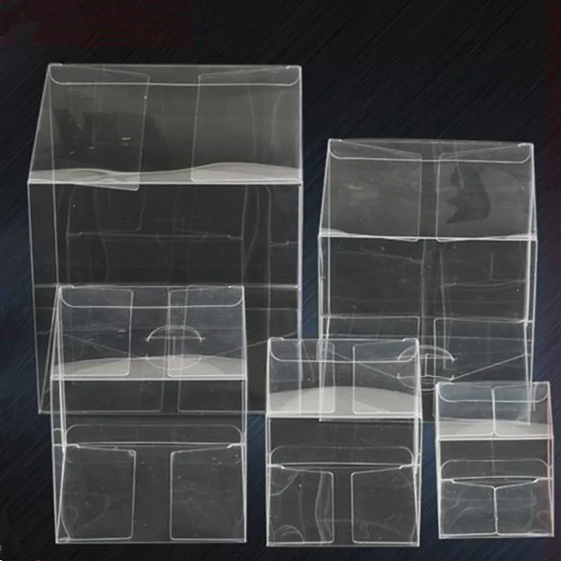 Description Picture 5 of itemSquare Clear PVC Boxes Gift Packaging Box for Candy/Chocolate/Toys/Jewelry/ Display Storage Wedding Party Favor Gift Packing Box