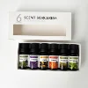 White Simple Box 6pcs/Set Sweet Orange Eucalyptus Lavender Body Massage Aromatherapy Essential Oil Sets For Home Humidifier air