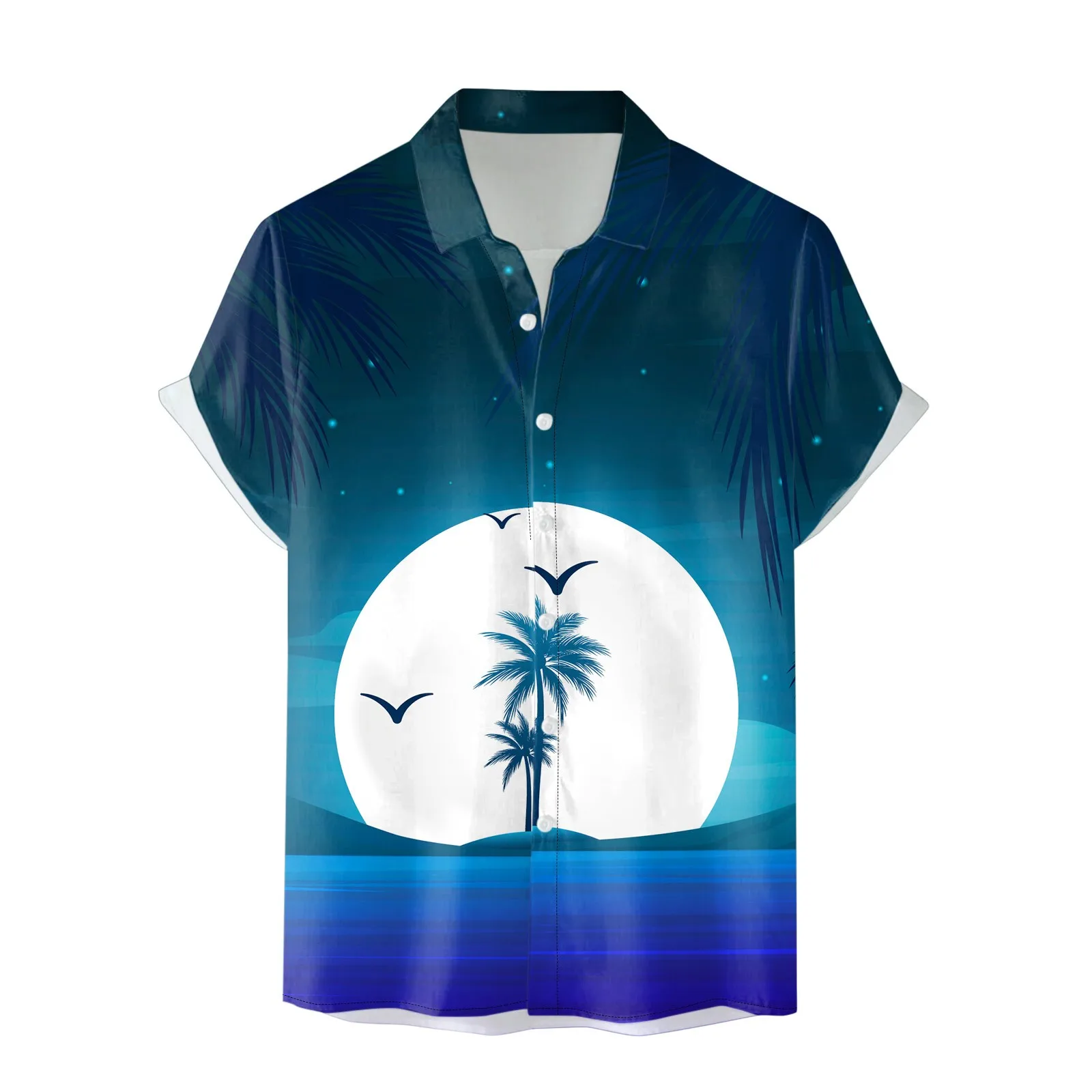 

Luxury Summer Men's Shirt Fashion Short Sleeve Beach Print Hawaiian Shirt Casual Tops Blouses Elegant camisa hawaiana hombre